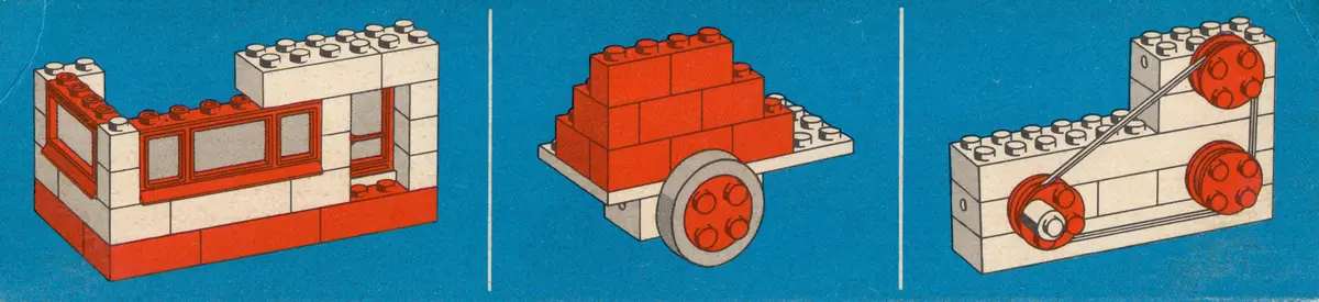 LEGO System 010 Basic Building Set in Cardboard set, image 4