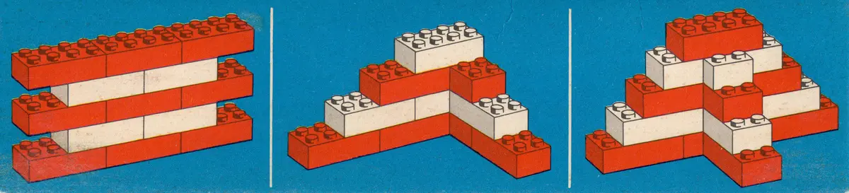 LEGO System 010 Basic Building Set in Cardboard set, image 3