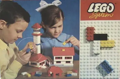 LEGO System 030 Basic Building Set in Cardboard set