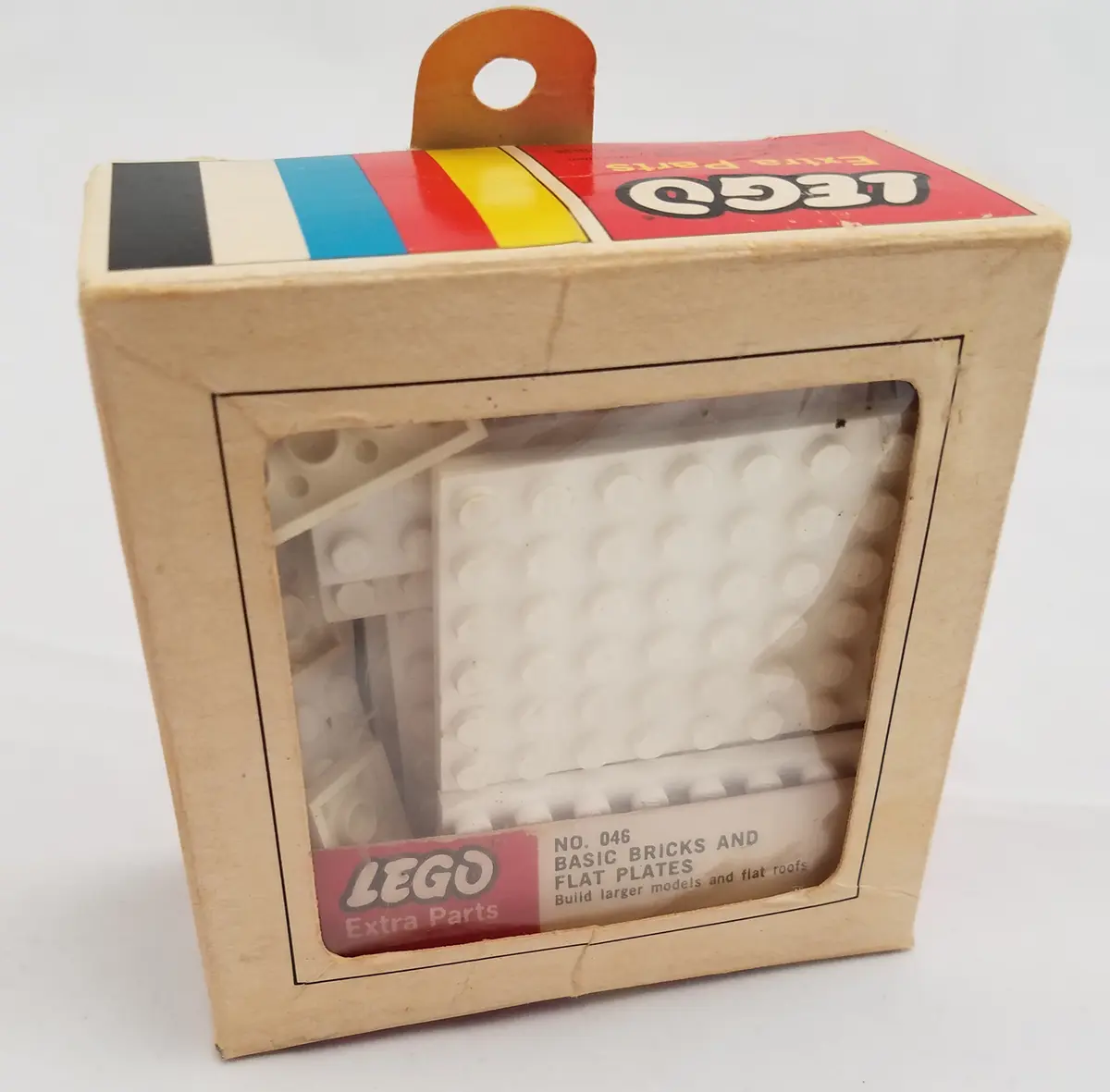 LEGO Samsonite 046 Assorted White Bricks & Plates set