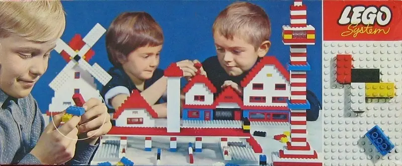 LEGO System 050 Basic Building Set in Cardboard set
