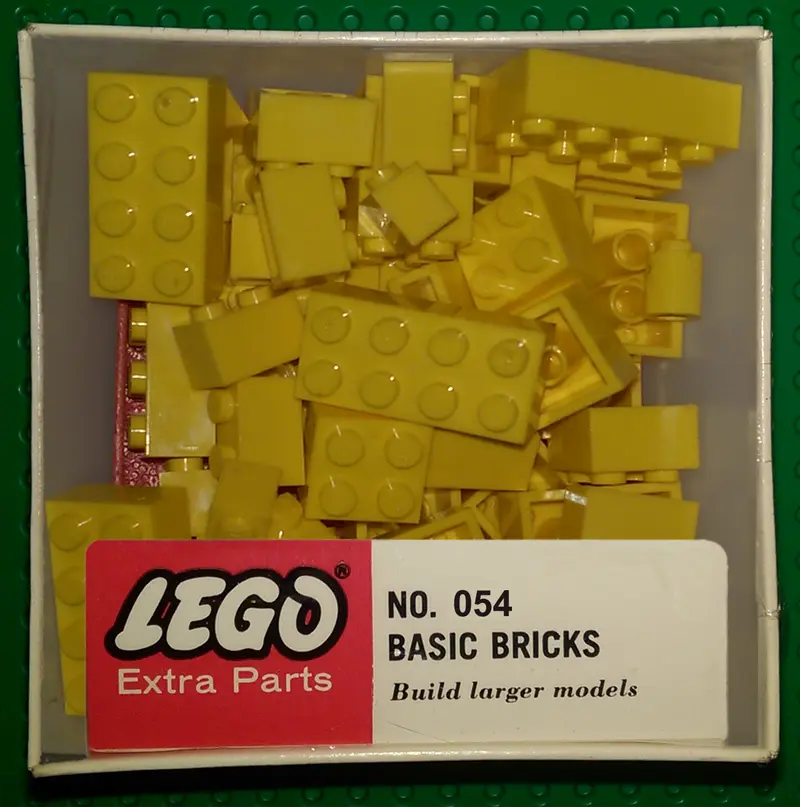 LEGO Samsonite 054 Assorted basic bricks - Yellow set
