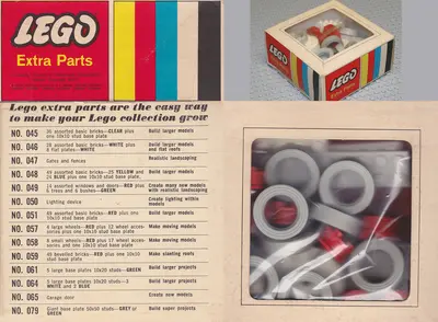 LEGO Samsonite 058 Small wheels set