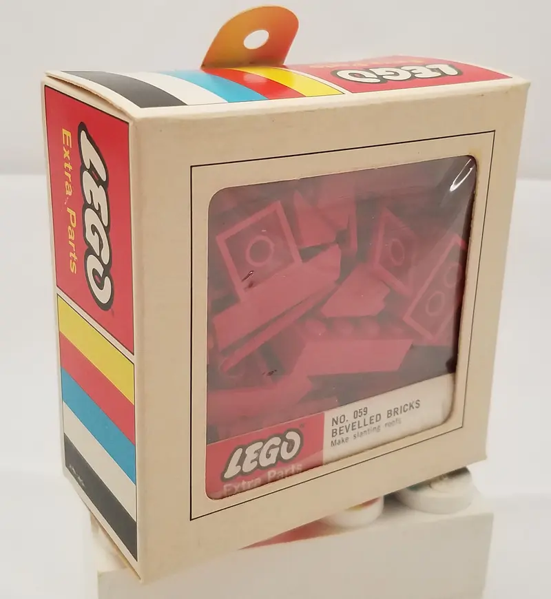 LEGO Samsonite 059 Red Roof Bricks Pack set