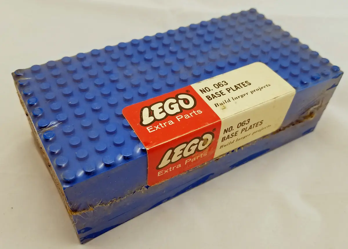 LEGO Samsonite 063 5 - 10X20 base plates - Blue set