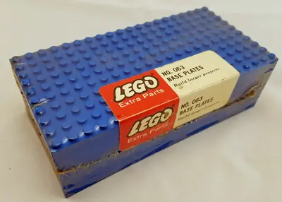 LEGO Samsonite 063 5 - 10X20 base plates - Blue set