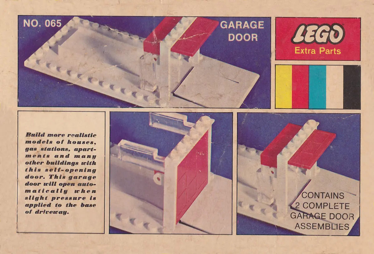 LEGO Samsonite 065 2 Garage Door Kits set