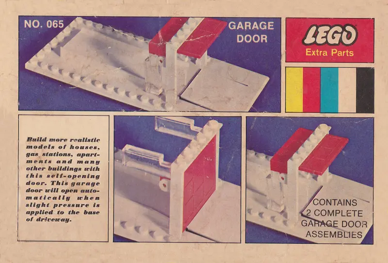 LEGO Samsonite 065 2 Garage Door Kits set