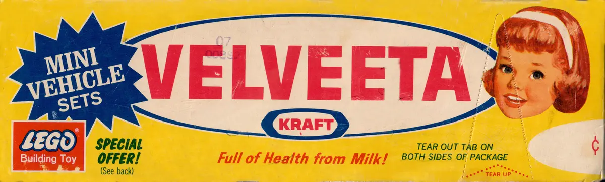 LEGO Samsonite 1 Mini-Wheel Model Maker No. 1 (Kraft Velveeta) set, image 3