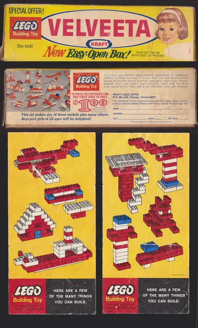 LEGO Samsonite 1 Promotional Set No. 1 (Kraft Velveeta) set