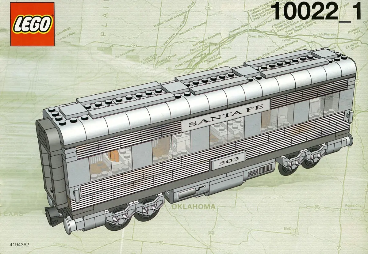LEGO Trains 10022 Santa Fe Cars - Set II set