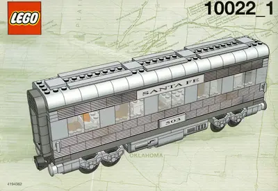 LEGO Trains 10022 Santa Fe Cars - Set II set