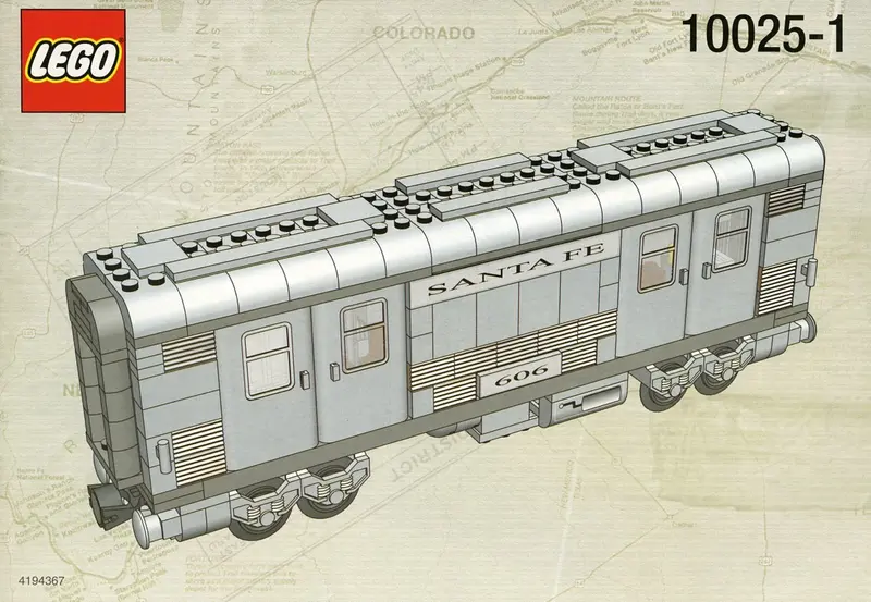 LEGO Trains 10025 Santa Fe Cars - Set I set