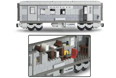 LEGO Trains 10025 Santa Fe Cars - Set I set, image 2