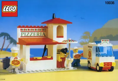 LEGO Town 10036 Pizza-To-Go set