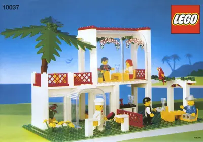 LEGO Town 10037 Breezeway Café set