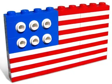 LEGO Bulk Bricks 10042 U.S. Flag set