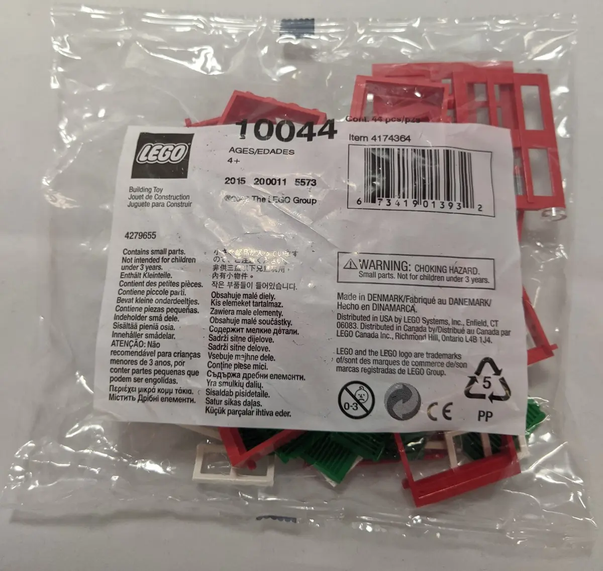 LEGO Bulk Bricks 10044 Windows and Doors set