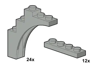 LEGO Bulk Bricks 10047 Arch set