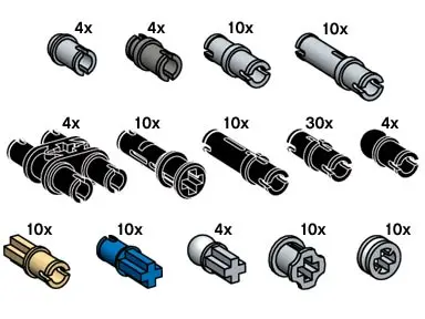 LEGO Bulk Bricks 10073 Technic Bushes set
