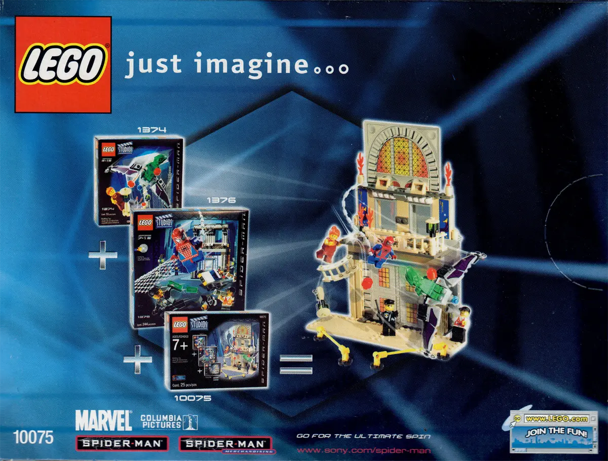 LEGO Studios 10075 Spider-Man Action Pack set, image 2