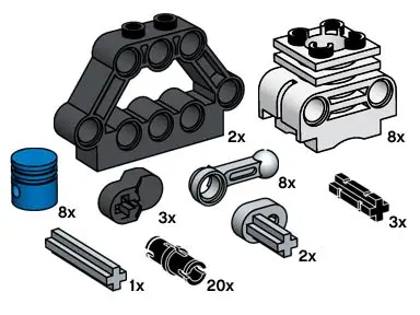 LEGO Bulk Bricks 10077 Technic Motor set