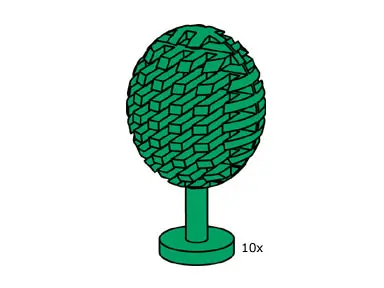 LEGO Bulk Bricks 10111 Foliferous Tree set