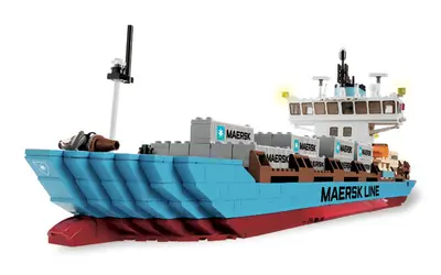 LEGO Advanced models 10155 Maersk Line Container Ship set, image 2