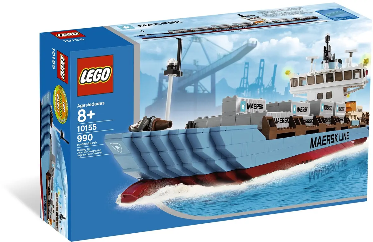 LEGO Advanced models 10155 Maersk Line Container Ship set, image 6