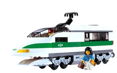 LEGO World City 10157 High Speed Train Locomotive set, image 2