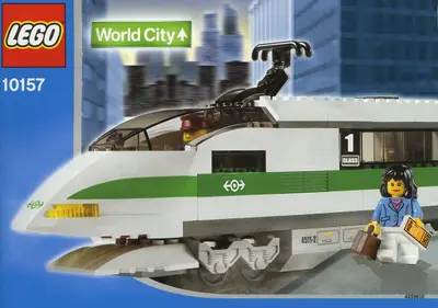 LEGO World City 10157 High Speed Train Locomotive set