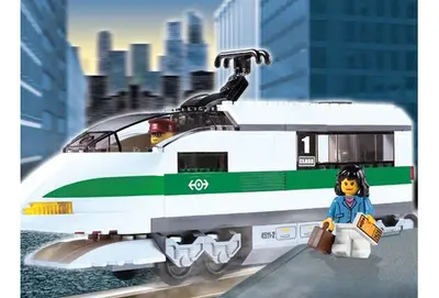 LEGO World City 10157 High Speed Train Locomotive set, image 3