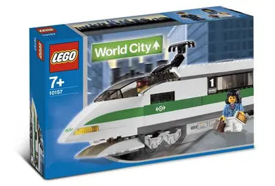 LEGO World City 10157 High Speed Train Locomotive set, image 4