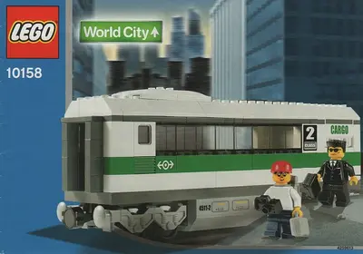 LEGO World City 10158 High Speed Train Car set