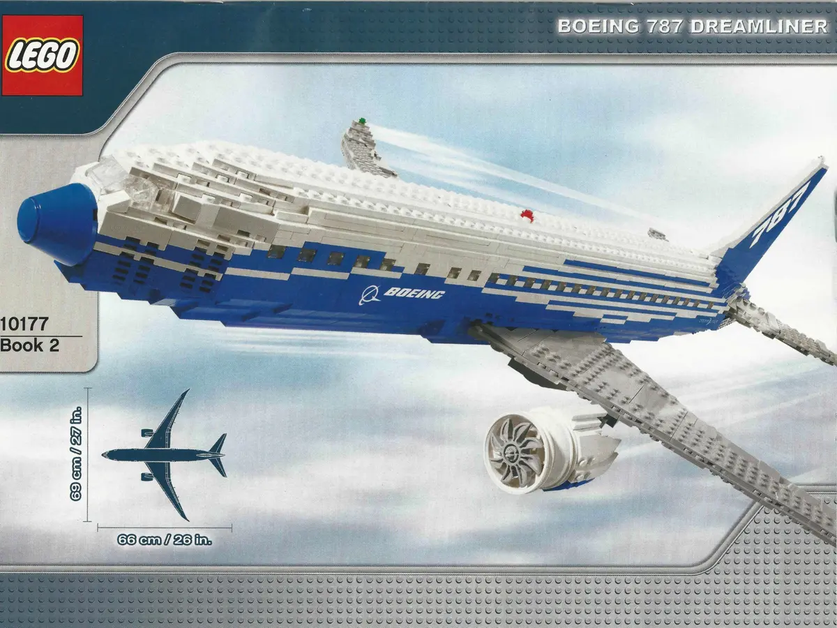 LEGO Advanced models 10177 Boeing 787 Dreamliner set