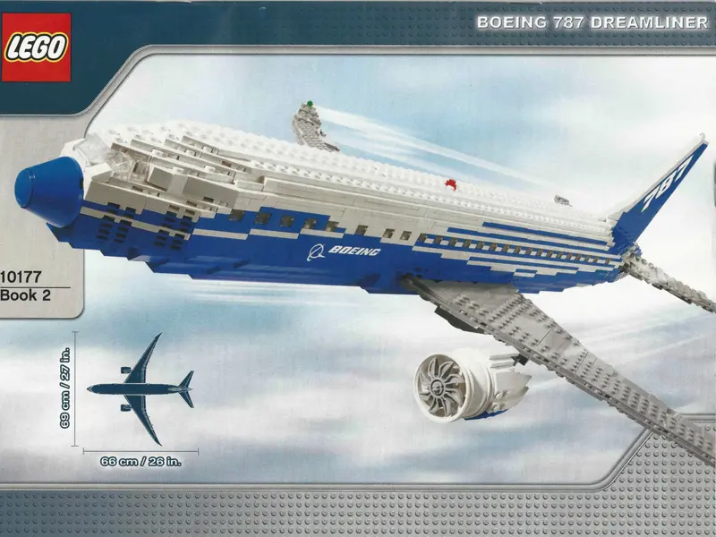 LEGO Advanced models 10177 Boeing 787 Dreamliner set