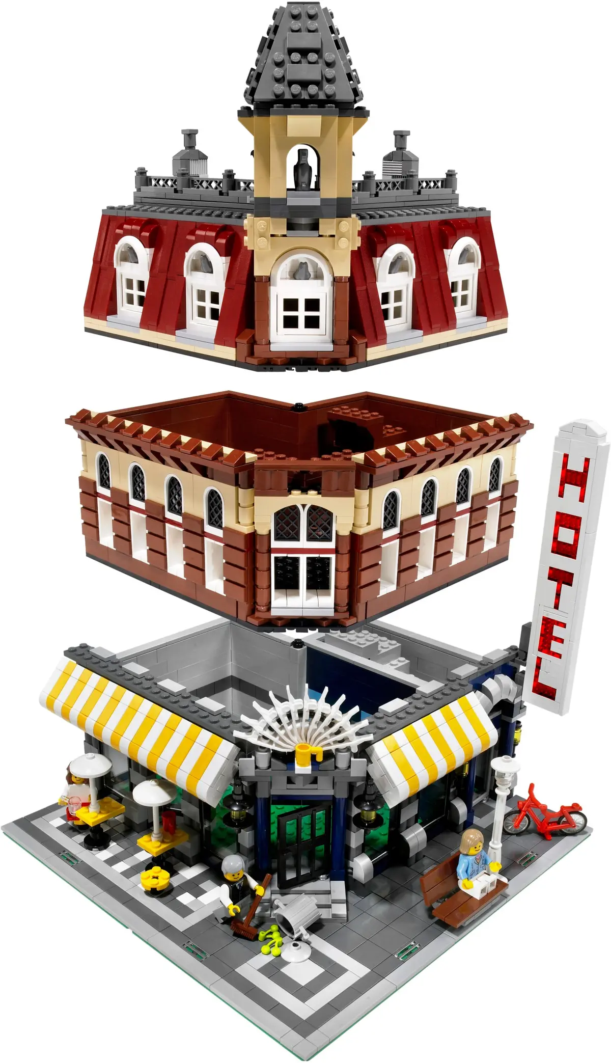 LEGO Advanced models 10182 Cafe Corner set, image 11