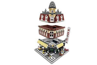 LEGO Advanced models 10182 Cafe Corner set, image 5