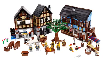 LEGO Castle 10193 Medieval Market Village set