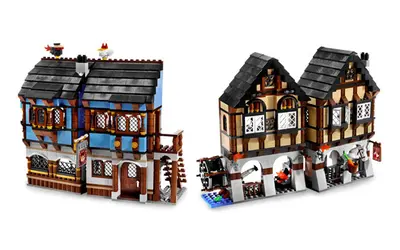 LEGO Castle 10193 Medieval Market Village set, image 5