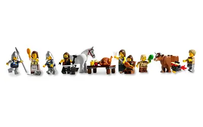 LEGO Castle 10193 Medieval Market Village set, image 7