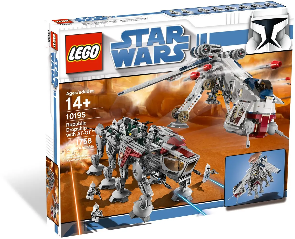 LEGO Star Wars 10195 Republic Dropship with AT-OT set, image 8
