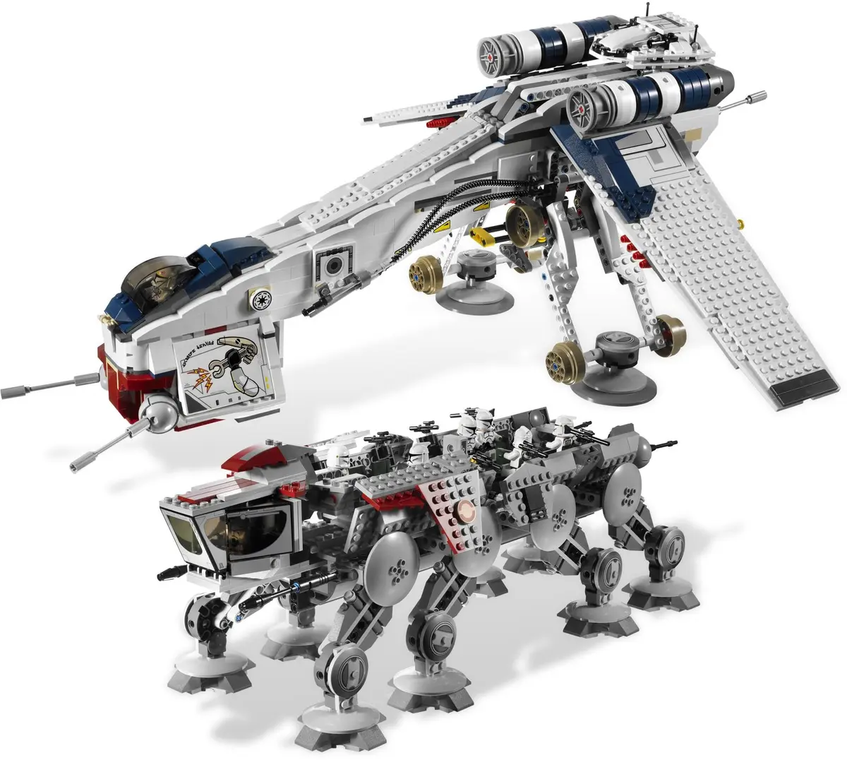 LEGO Star Wars 10195 Republic Dropship with AT-OT set