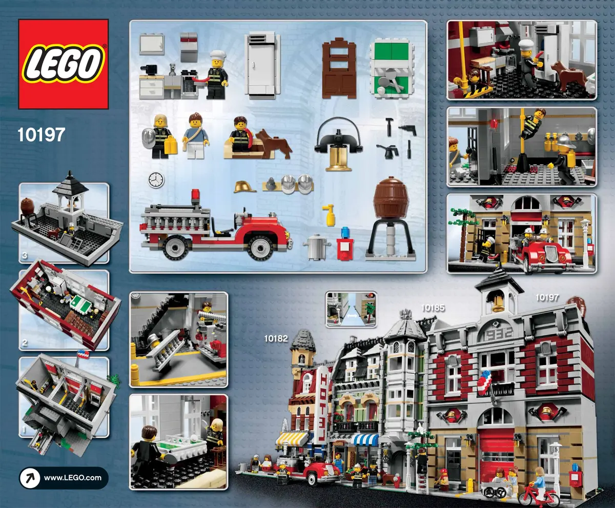 LEGO Advanced models 10197 Fire Brigade set, image 10