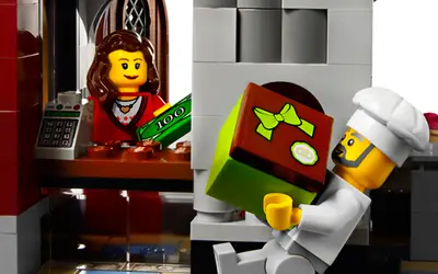 LEGO Advanced models 10216 Winter Village Bakery set, image 8