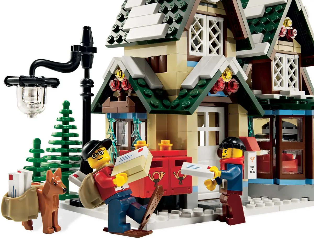 LEGO Advanced models 10222 Winter Village Post Office set, image 7