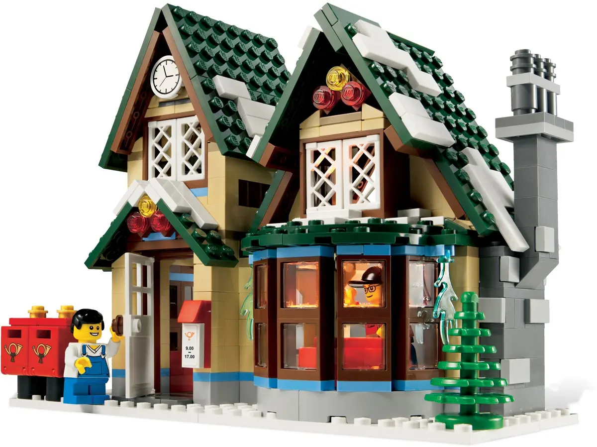 LEGO Advanced models 10222 Winter Village Post Office set, image 5