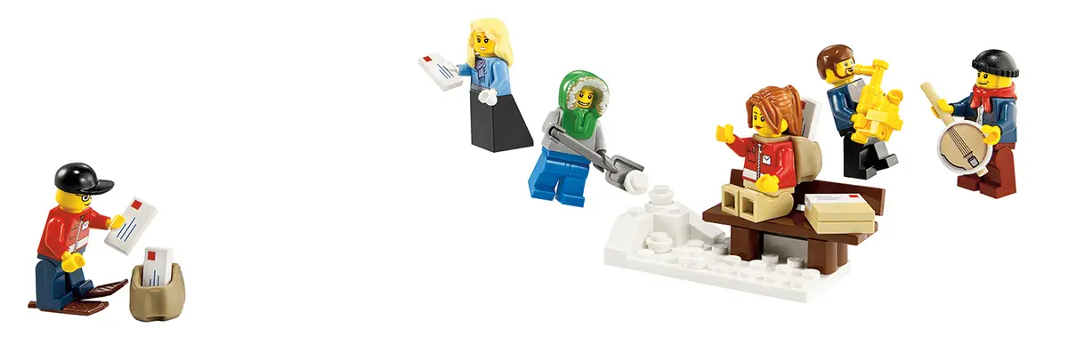 LEGO Advanced models 10222 Winter Village Post Office set, image 23