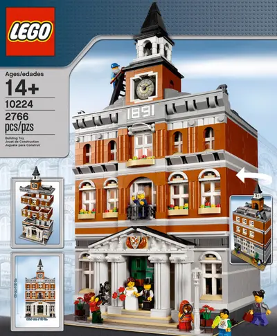 LEGO Advanced models 10224 Town Hall set, image 22