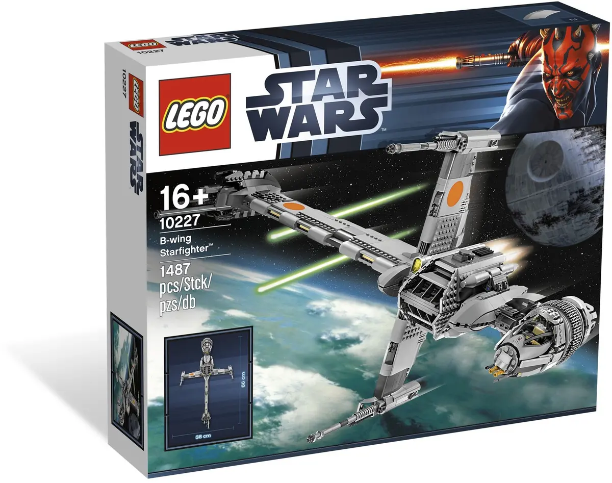 LEGO Star Wars 10227 B-wing Starfighter set, image 2